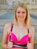 Sassy Blonde Summer Ftv Is Dirty Enough To Go Pantyless Along The Streets And Flash Her Tits